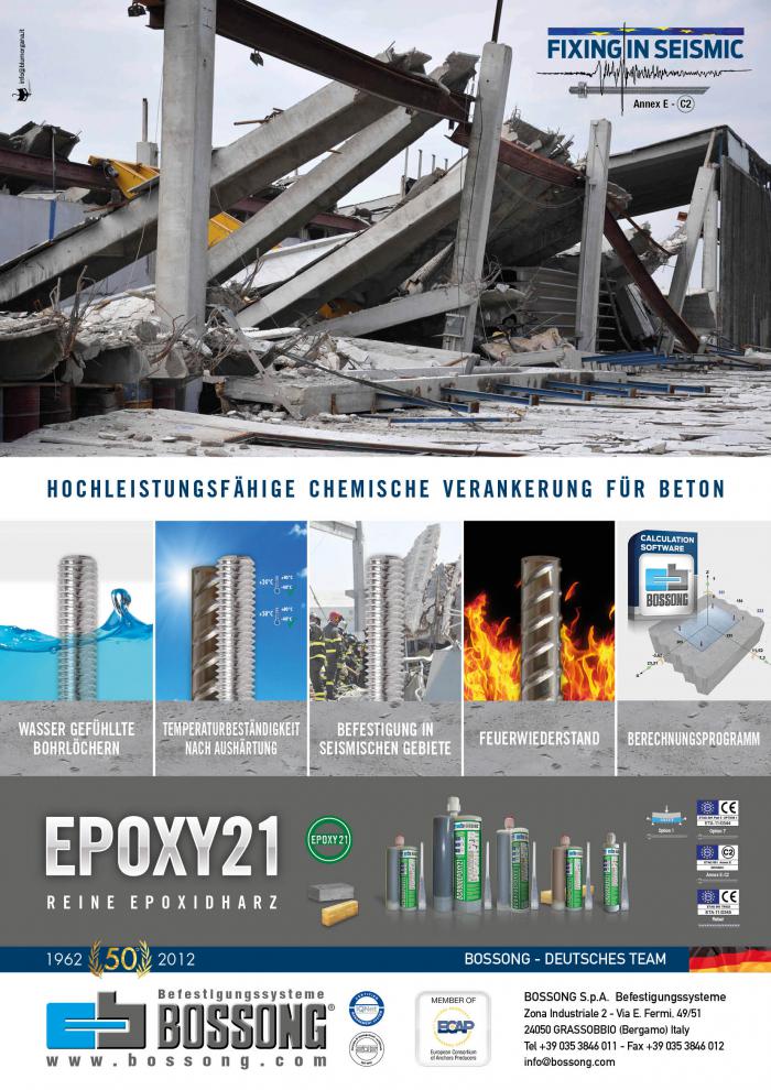 BOSSONG BCR EPOXY 21 SEISMIC C2 BOSSONG BCR EPOXY 21 SEISMIC C2